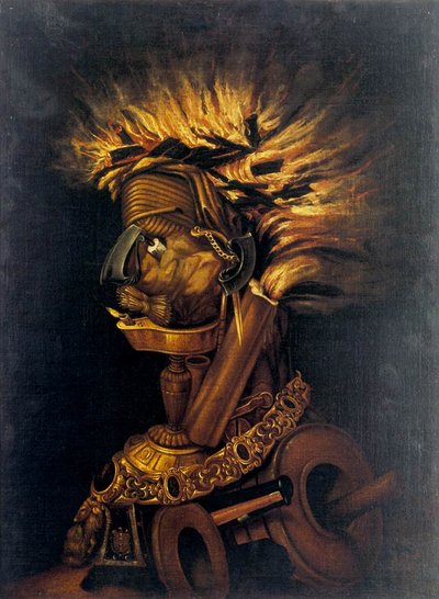 Fire by Giuseppe Arcimboldo